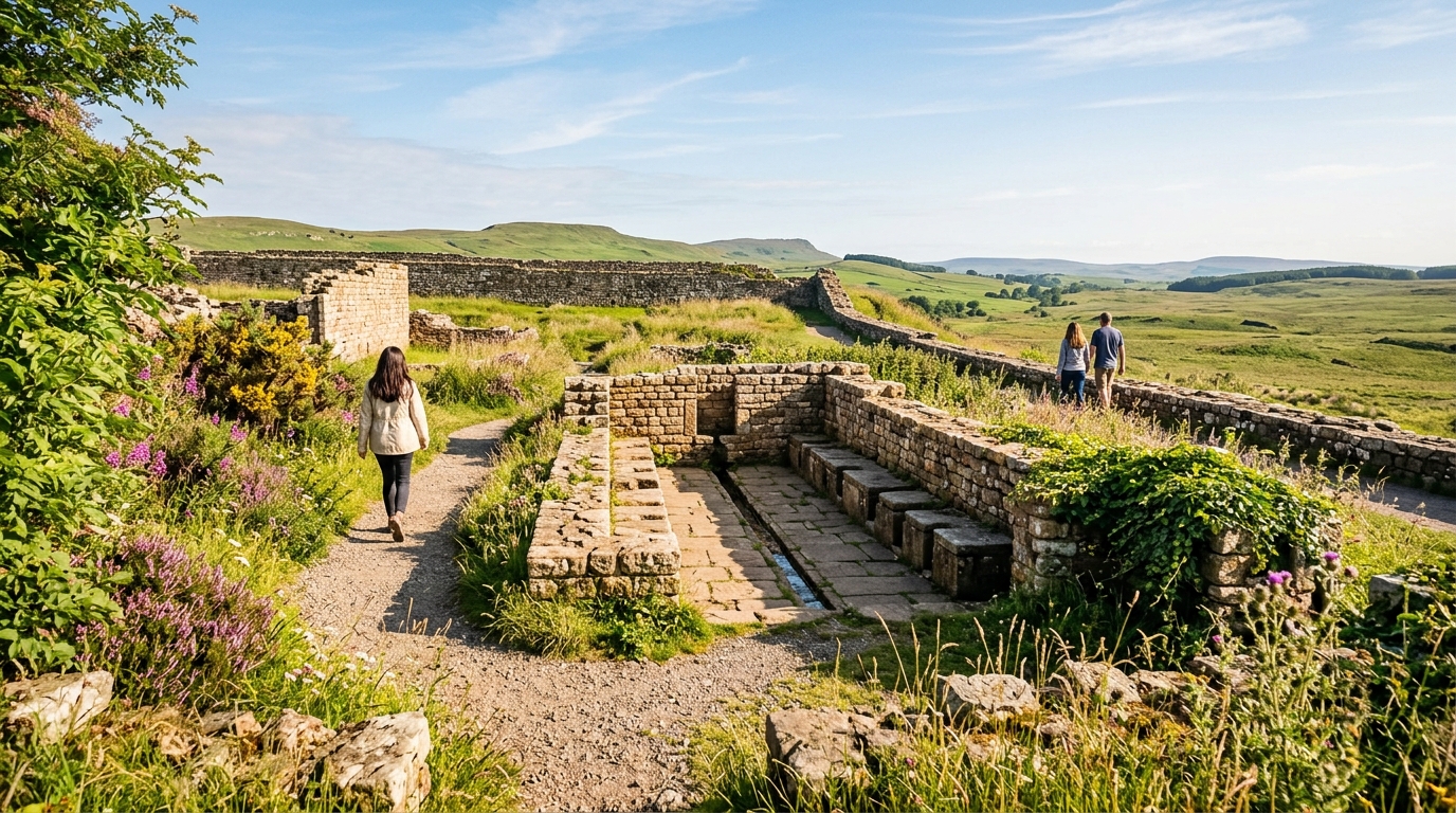 The Secret Garden at Housesteads Fort: Hadrian's Wall's Most Peaceful Spot